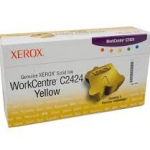 Genuine Fuji Xerox WorkCentre C2424 Yellow 3PK Solid Ink Stick