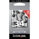 Genuine Lexmark #34 Black Ink Cartridge High Yield 18C0034
