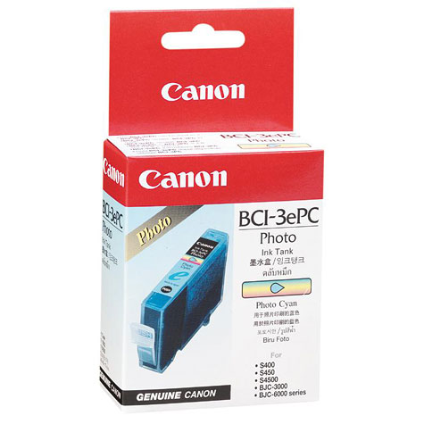 Genuine Canon BCI-3ePC Photo Cyan Ink Cartridge