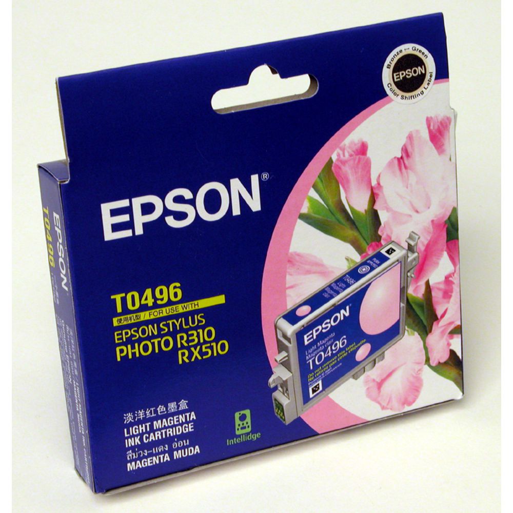 Genuine Epson T0496 Light Magenta Ink Cartridge