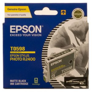 Genuine Epson T0598 Matte Black Ink Cartridge