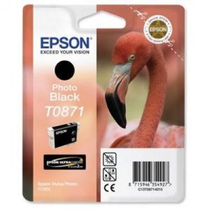 Genuine Epson T0871 Poto Black Ink Cartridge