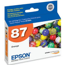 Genuine Epson T0879 Orange Ink Cartridge