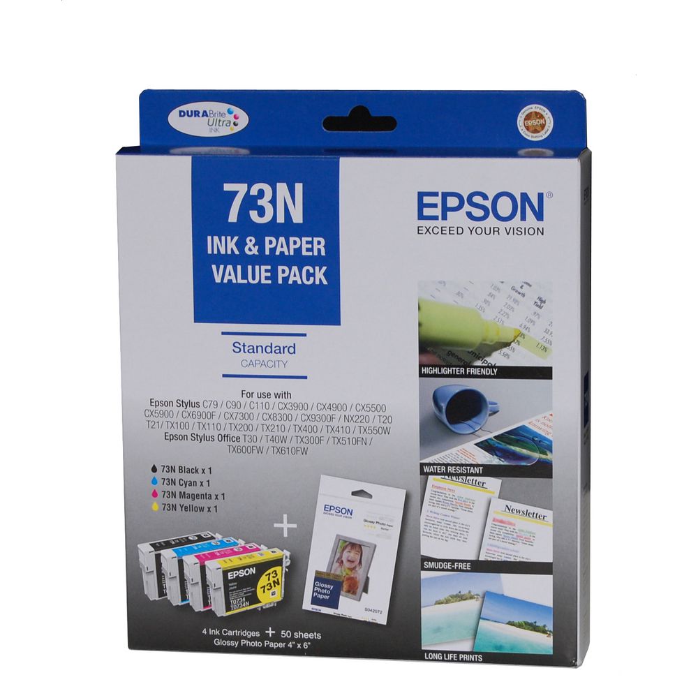epson 73n ink cartridge value pack