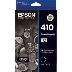 Genuine Epson 410 Photo Black Ink Cartridge Standard Yield