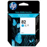 Genuine HP 82 Cyan Ink Cartridge C4911A