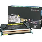 Genuine Lexmark C736 X736 X738 Yellow Toner Cartridge High Yield