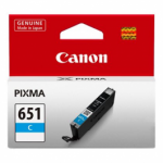 Genuine Canon CLI-651C Cyan Ink Cartridge