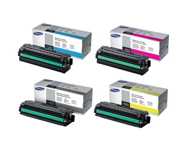 4 Pack Genuine Samsung SL-C2620 SL-C2670 SL-C2680 Toner Cartridge High Yield Set SU169A SU036A SU303A SU513A