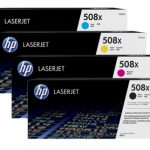 4 Pack Genuine HP CF360X CF361X CF362X CF363X Toner Cartridge Set 508X