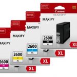 4 Pack Genuine Canon PGI-2600XL PGI-2600XL Ink Cartridge Set HY
