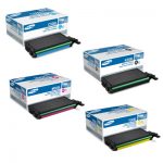 4 Pack Genuine Samsung CLP-620 CLP-670 CLX-6220 CLX-6250 Toner Cartridge Set SU191A SU058A SU325A SU535A