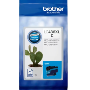 Genuine Brother LC-436XL Cyan Ink Cartridge LC-436XLC