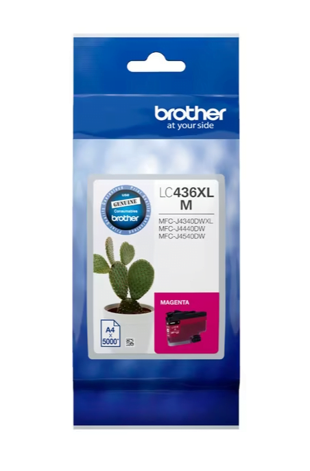 Genuine Brother LC-436XL Magenta Ink Cartridge LC-436XLM