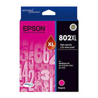 Genuine Epson 802 Magenta Ink Cartridge Standard Yield
