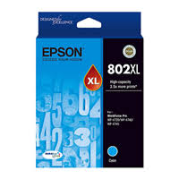 Genuine Epson 802 Black Ink Cartridge Standard Yield