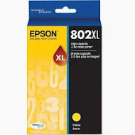 Genuine Epson 802XL Yellow Ink Cartridge High Yield